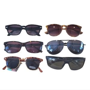 Lot of 6 pairs of mens sunglasses OSFM
